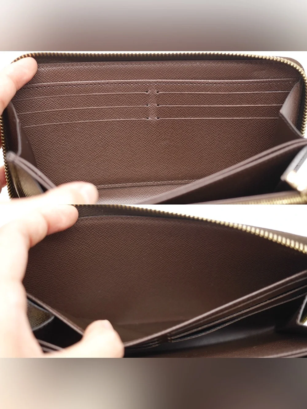 🍓LV Zippy Damier Ebene LM3189